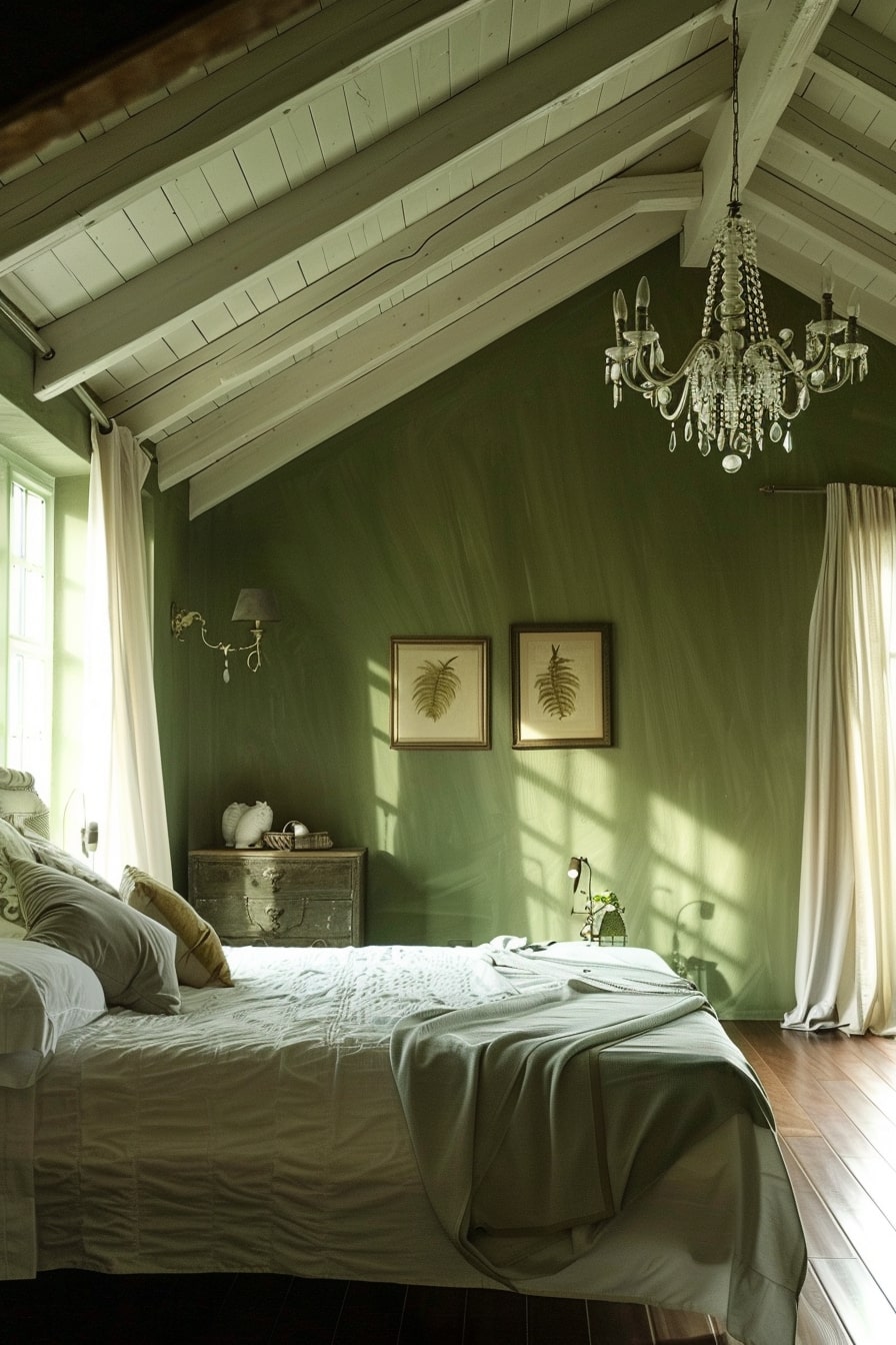 15 Olive Green Bedroom Interior Ideas You Have To See! - My Decor Inspo