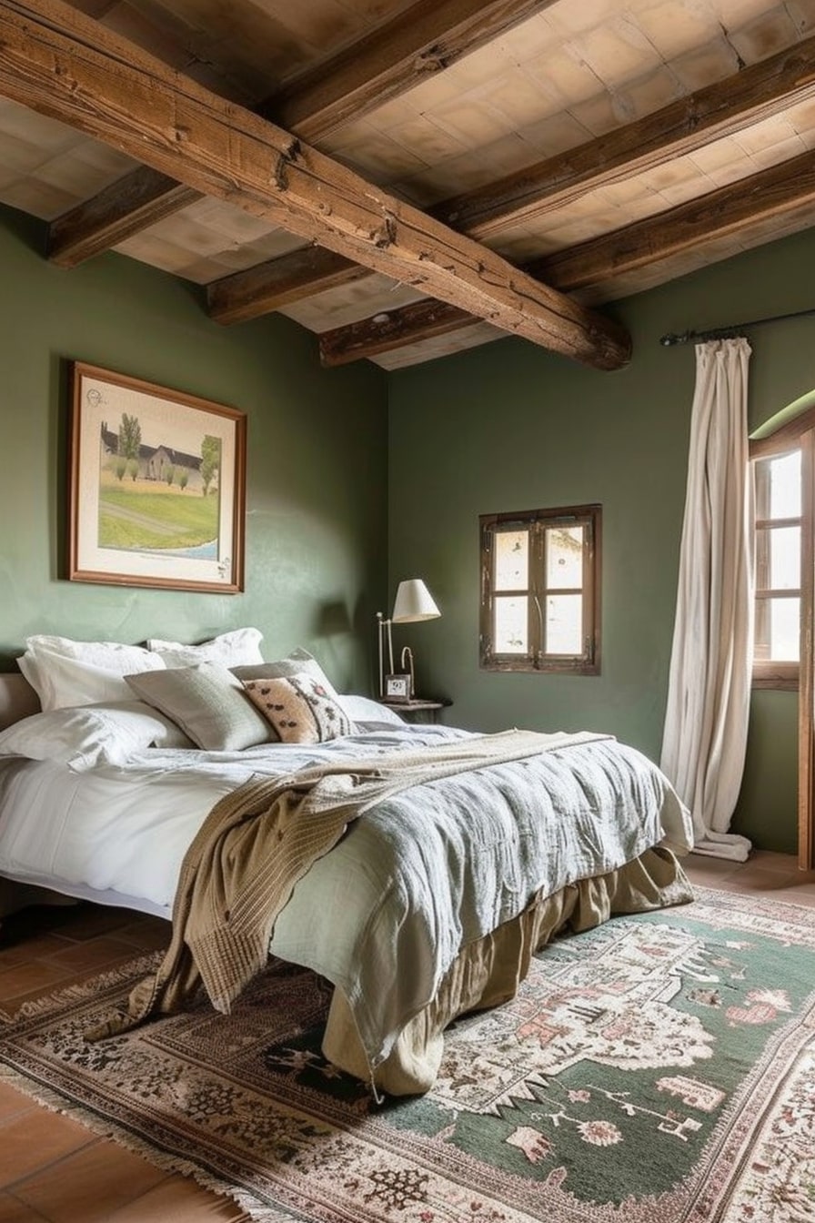 15 Olive Green Bedroom Interior Ideas You Have To See! - My Decor Inspo