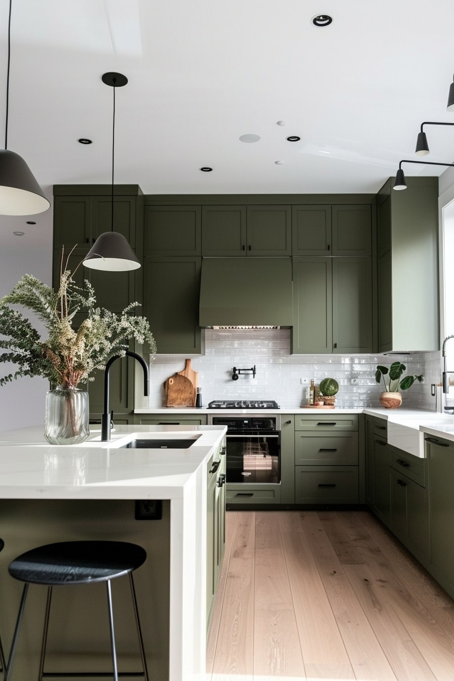 20 Olive Green Kitchen Ideas For Your Next Makeover! - My Decor Inspo