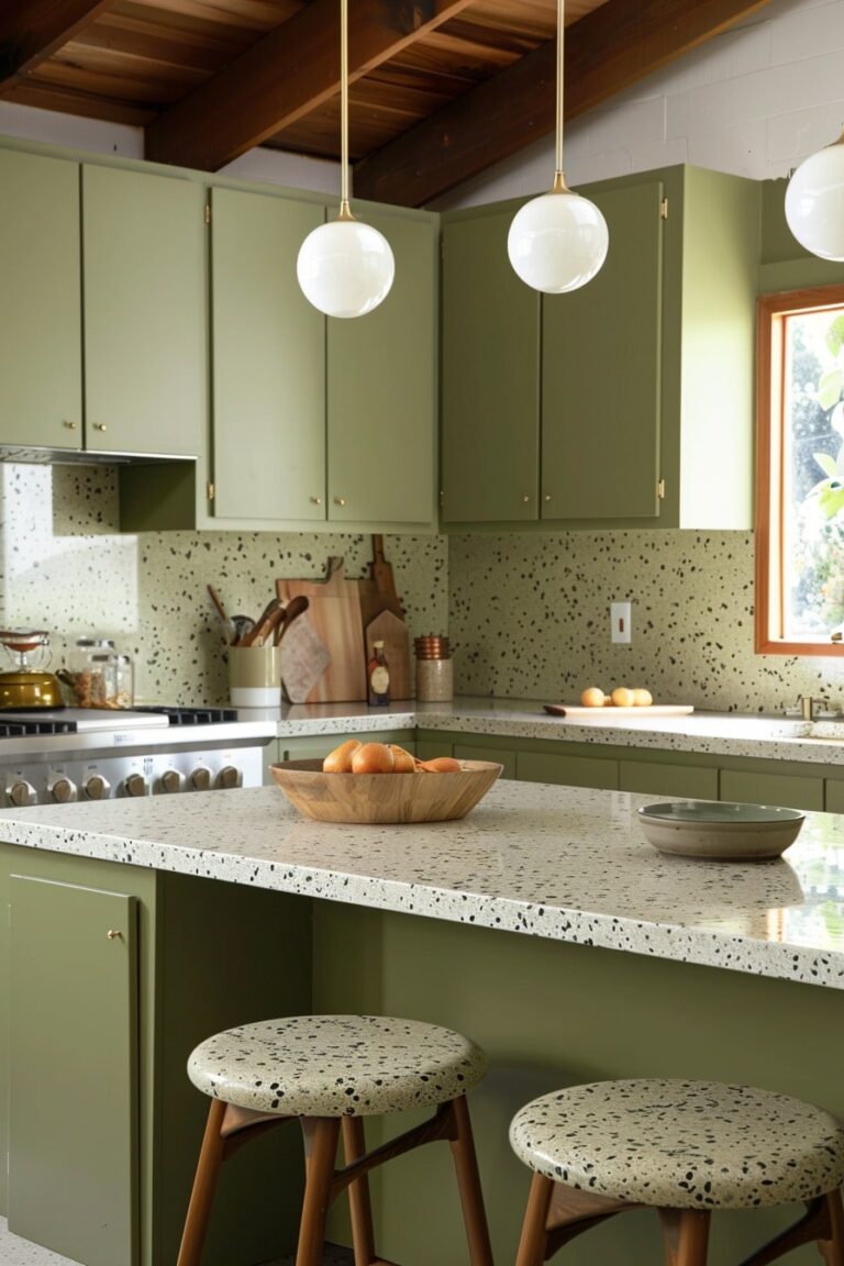 20 Olive Green Kitchen Ideas For Your Next Makeover! - My Decor Inspo