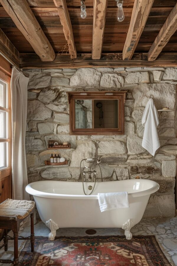 12 Rustic Farmhouse Bathroom Ideas: Embrace Country Charm - My Decor Inspo