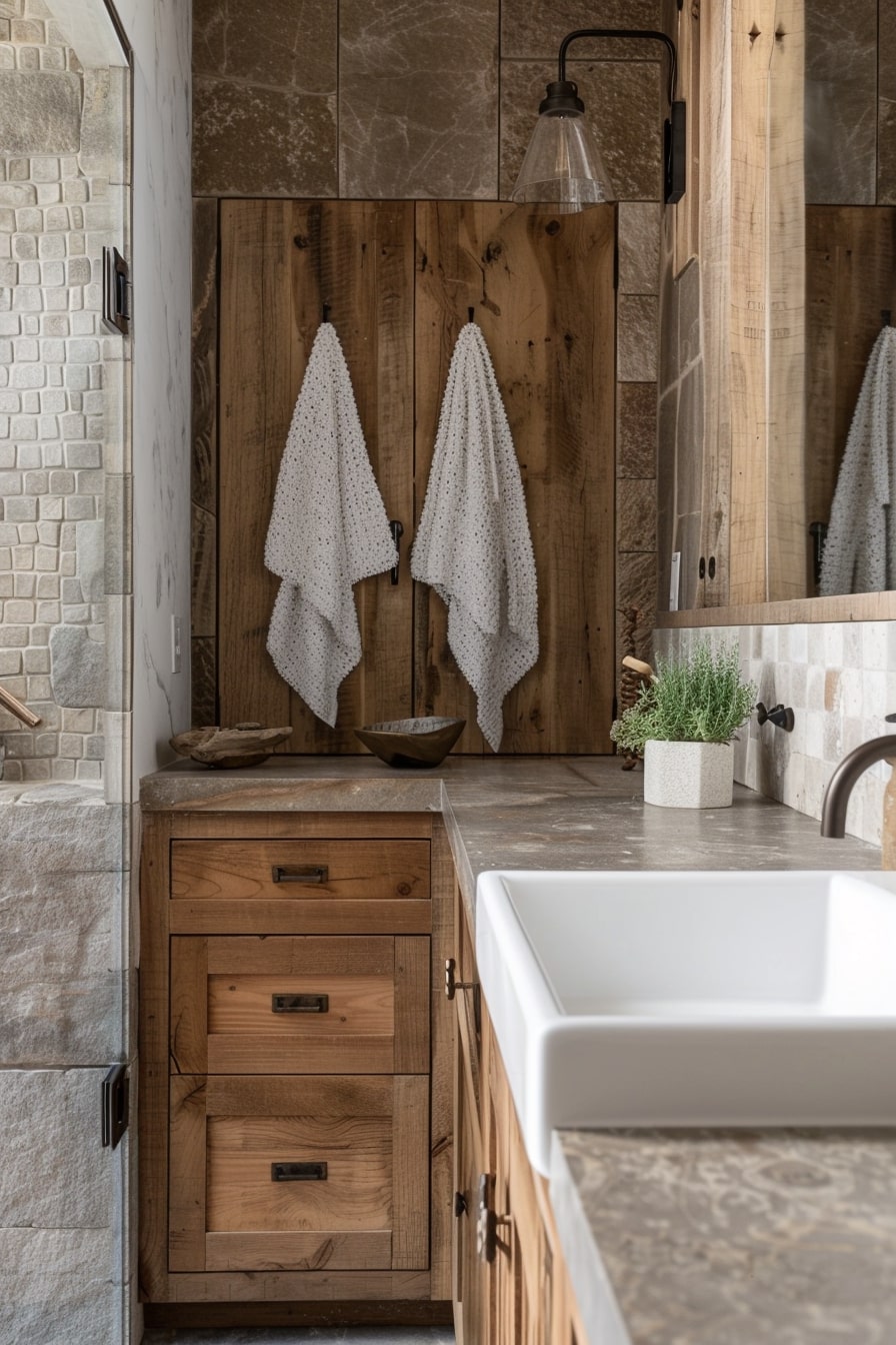 12 Rustic Farmhouse Bathroom Ideas: Embrace Country Charm - My Decor Inspo