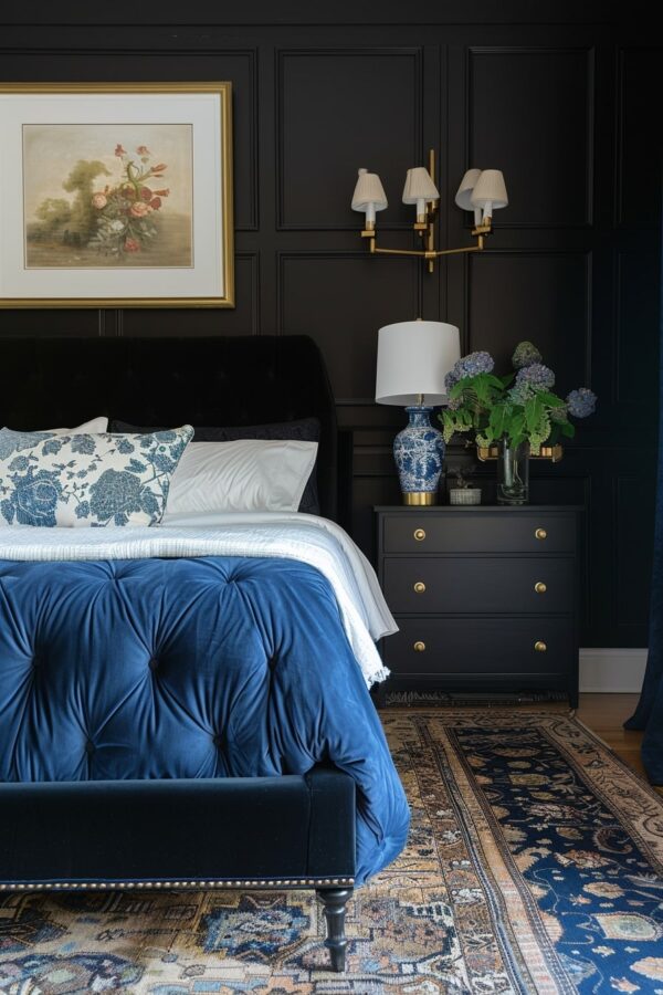 14 Black and Blue Bedrooms for a Modern Look! - My Decor Inspo