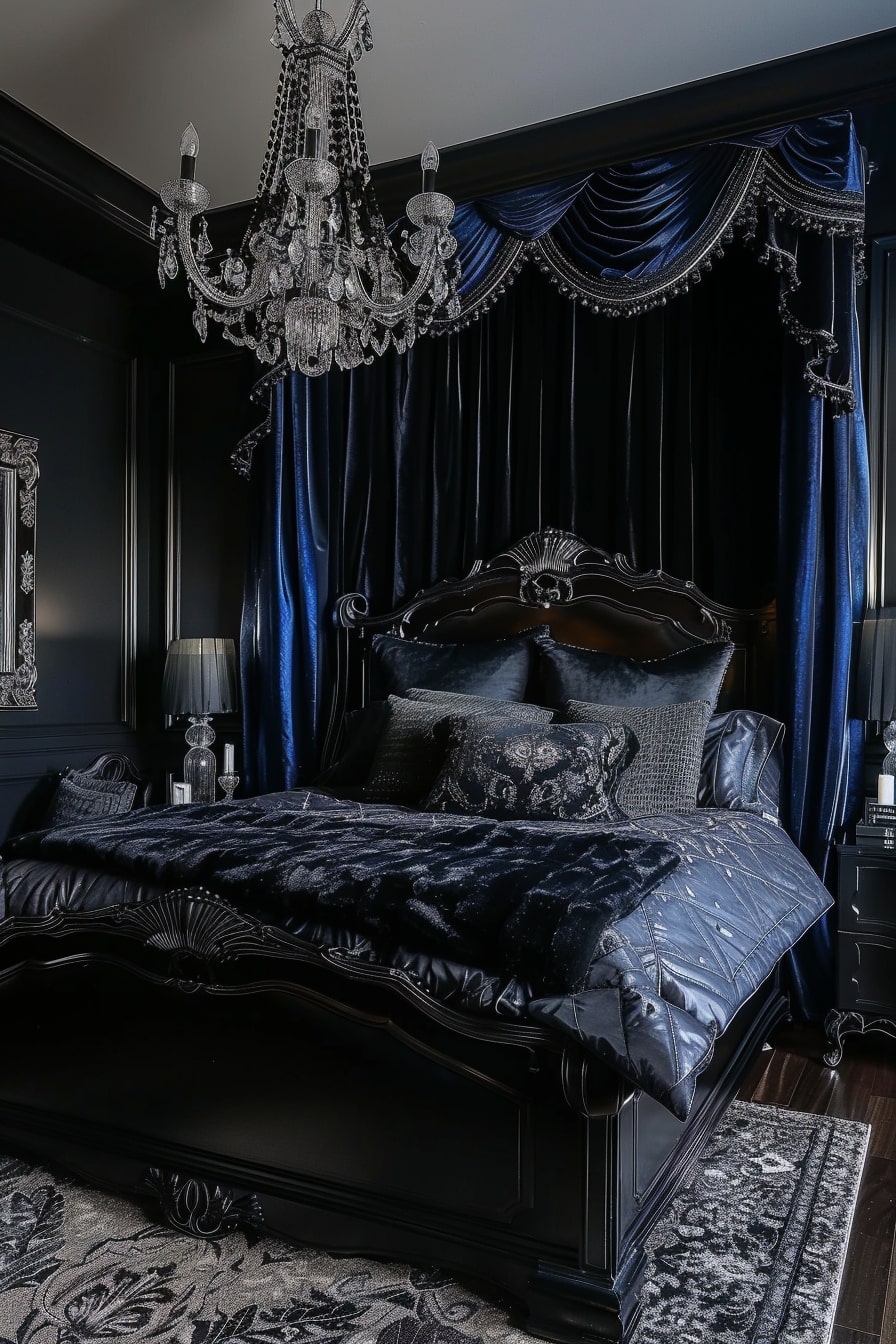 14 Black and Blue Bedrooms for a Modern Look! My Decor Inspo