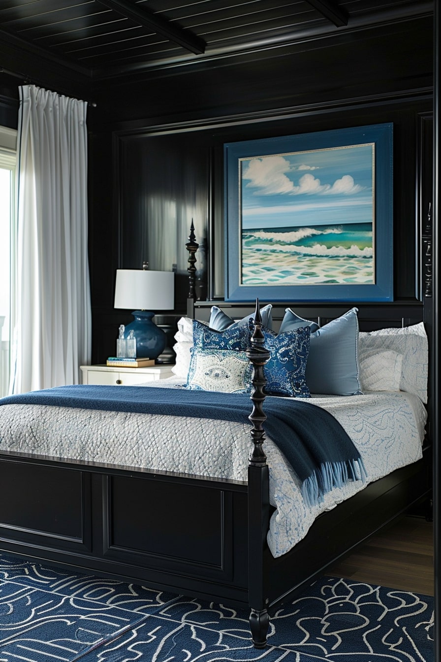 14 Black and Blue Bedrooms for a Modern Look! My Decor Inspo