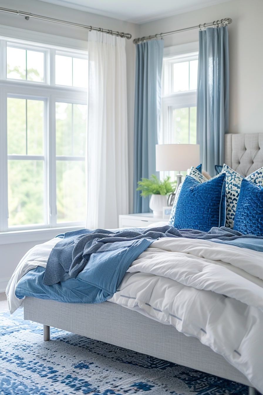 14 Blue And Grey Bedroom Interior Designs You Have To See! - My Decor Inspo