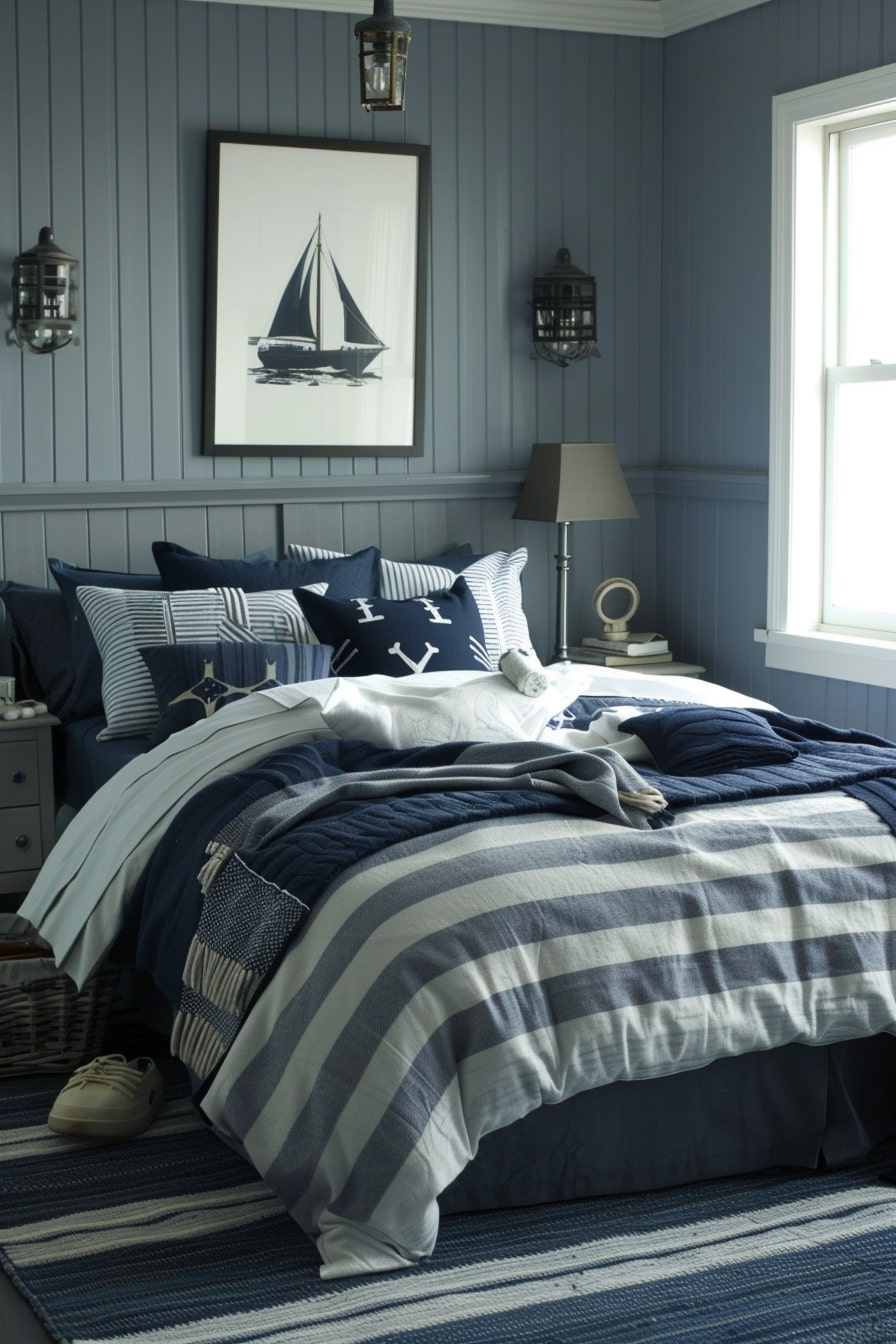 14 Blue And Grey Bedroom Interior Designs You Have To See! - My Decor Inspo