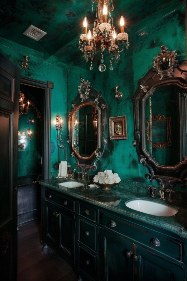 12 Emerald Green Bathrooms Ideas Serene and Stylish! My Decor Inspo