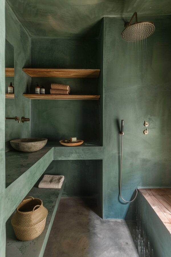 12 Emerald Green Bathrooms Ideas Serene and Stylish! My Decor Inspo
