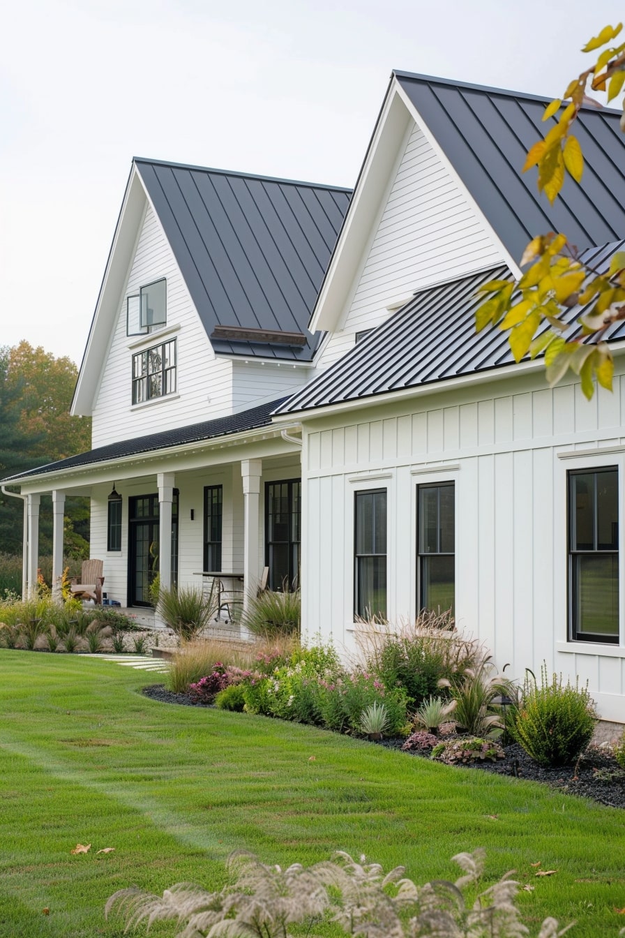 25 Stunning Modern Farmhouse Look Exterior Ideas for Curb Appeal