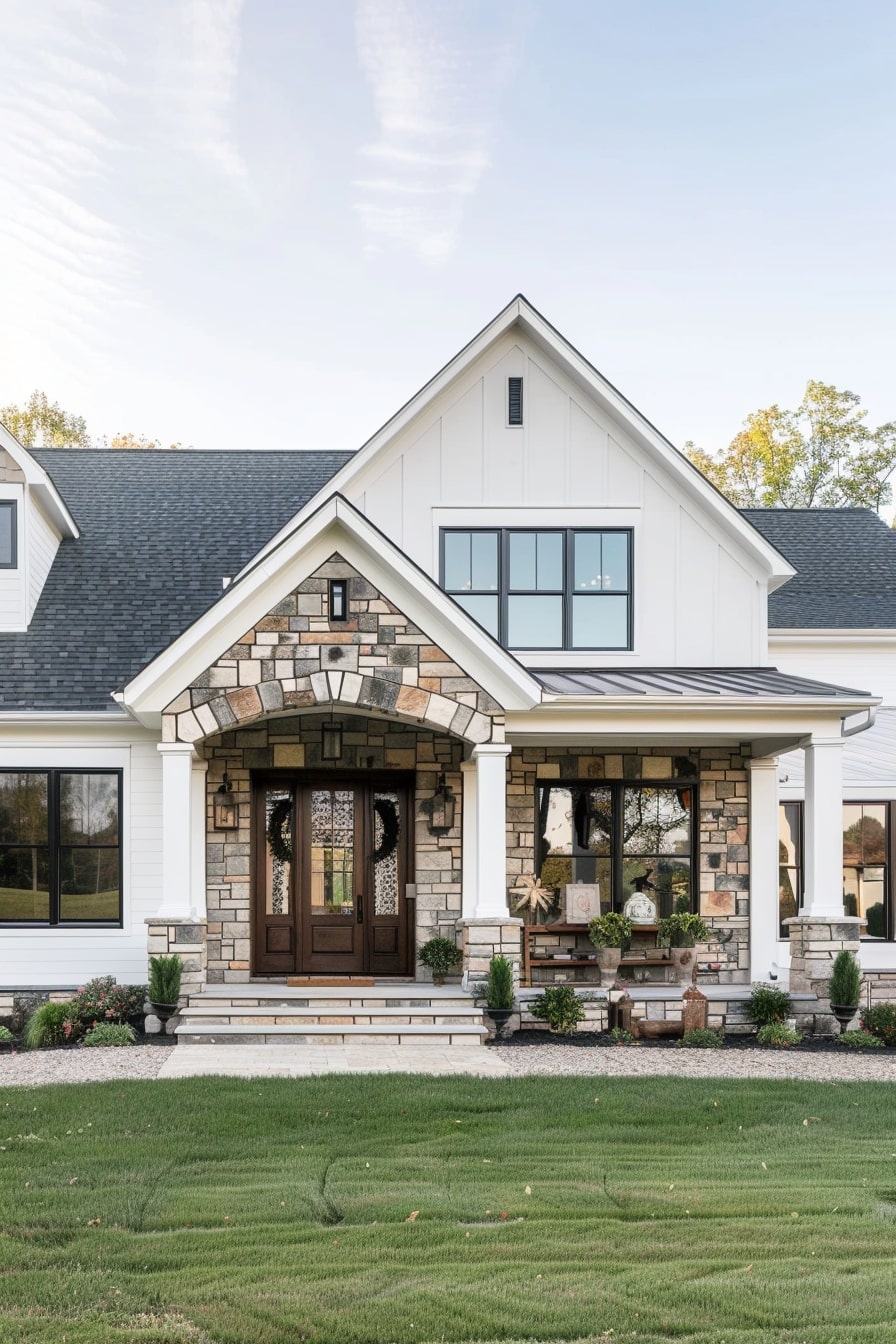12 Modern Farmhouse Exteriors You Will Love! - My Decor Inspo