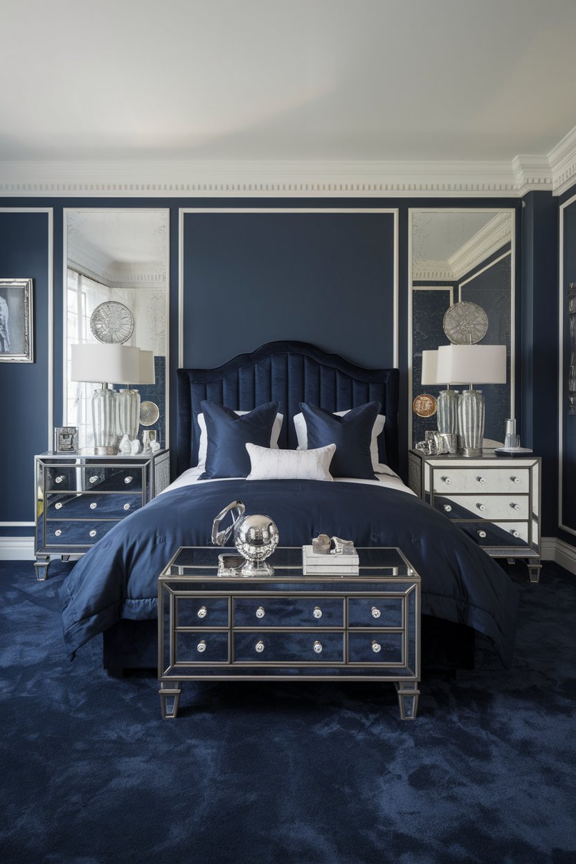 15 Navy Blue Bedroom Designs Stylish Ways to Refresh Your Room My