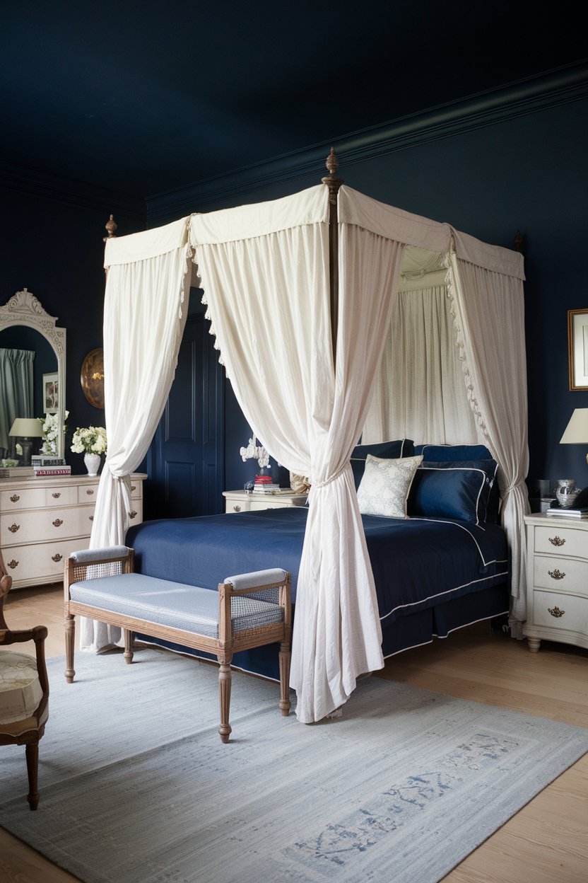 15 Navy Blue Bedroom Designs: Stylish Ways to Refresh Your Room - My ...