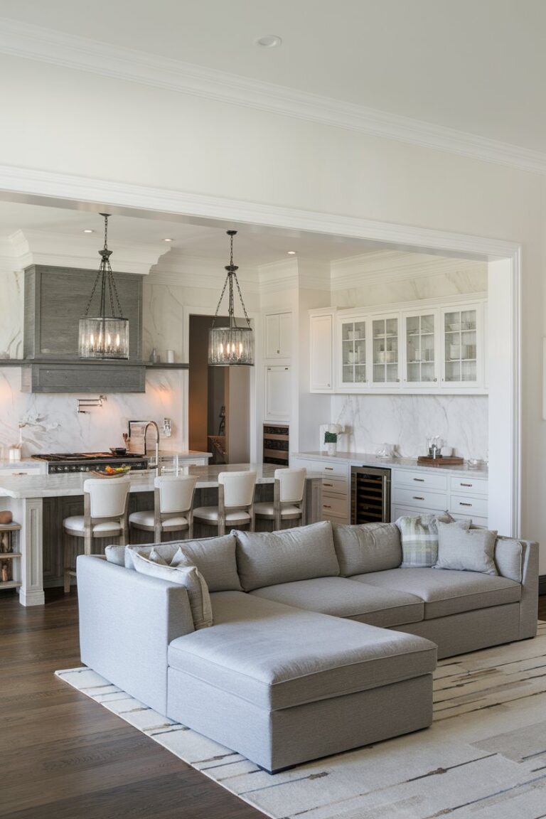 15 Open Kitchen and Living Room Ideas for a Seamless Living Space - My ...