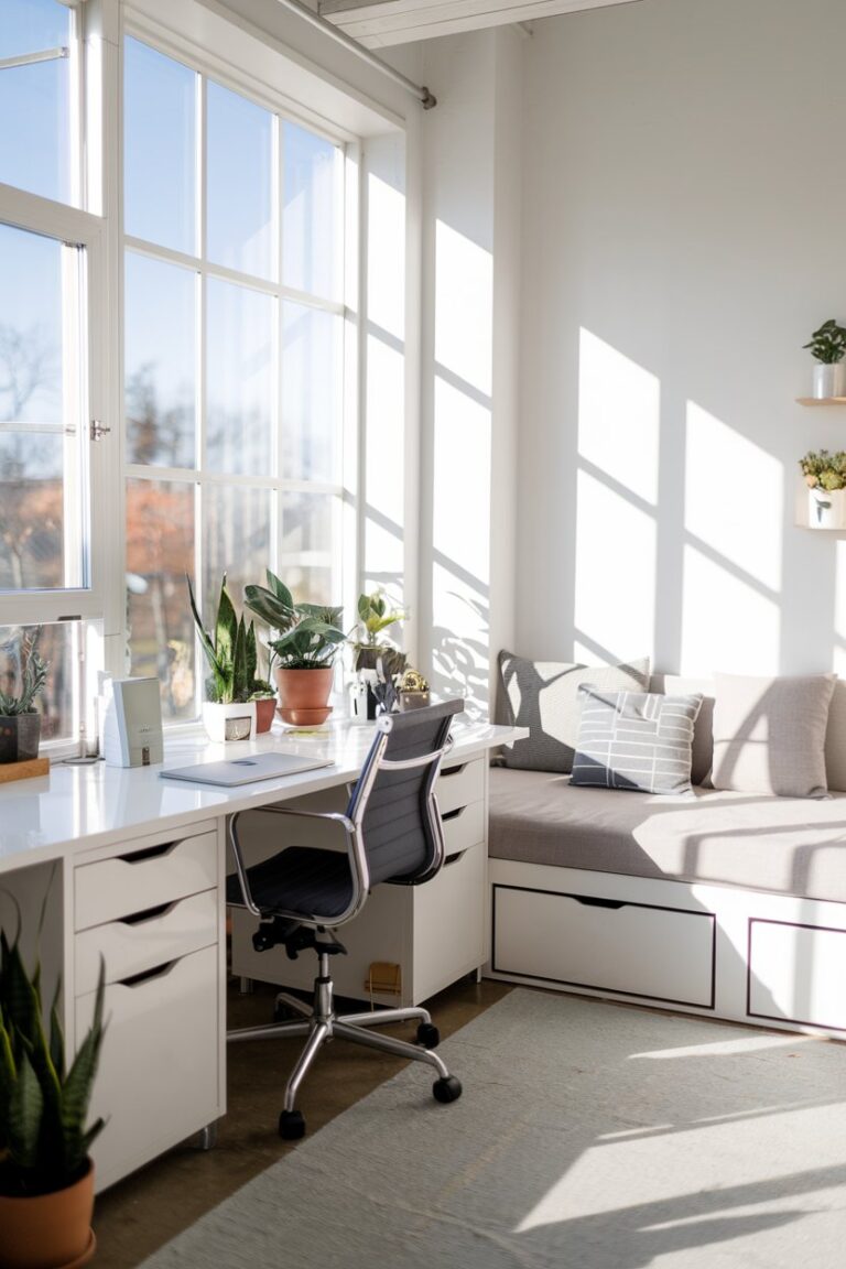 13 Home Office with Daybed Layout Designs for a Relaxing Work ...