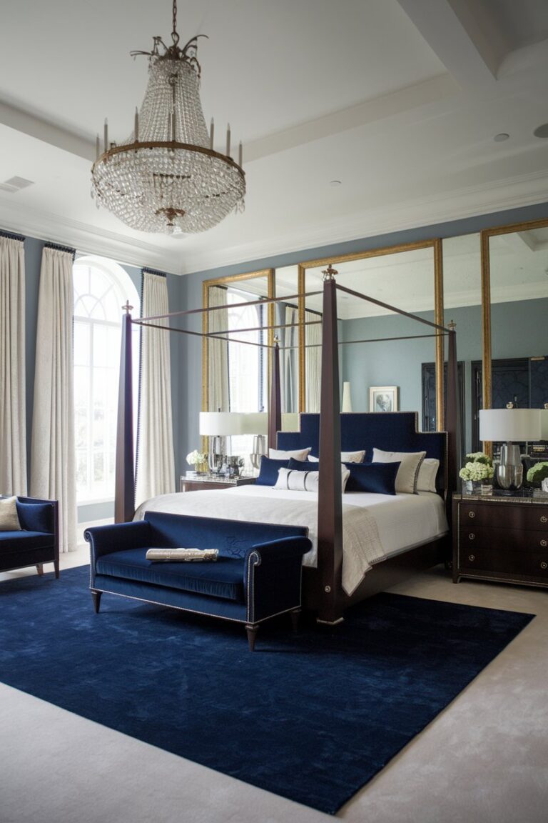 15 Navy Blue Bedroom Designs: Stylish Ways to Refresh Your Room - My ...
