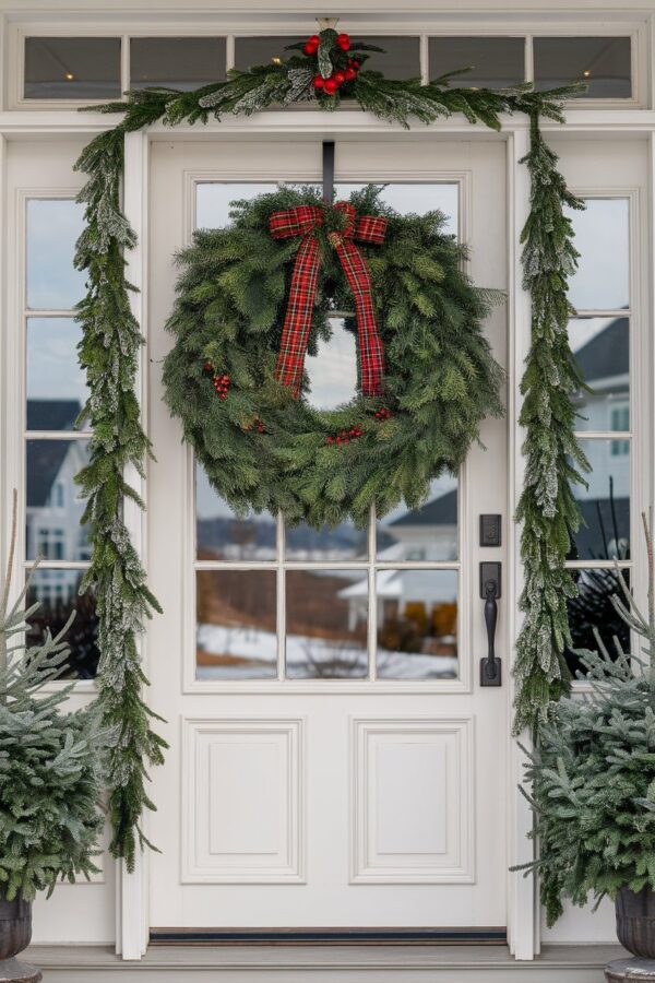 15 Front Door Christmas Decor Ideas to Create a Festive Welcome - My ...