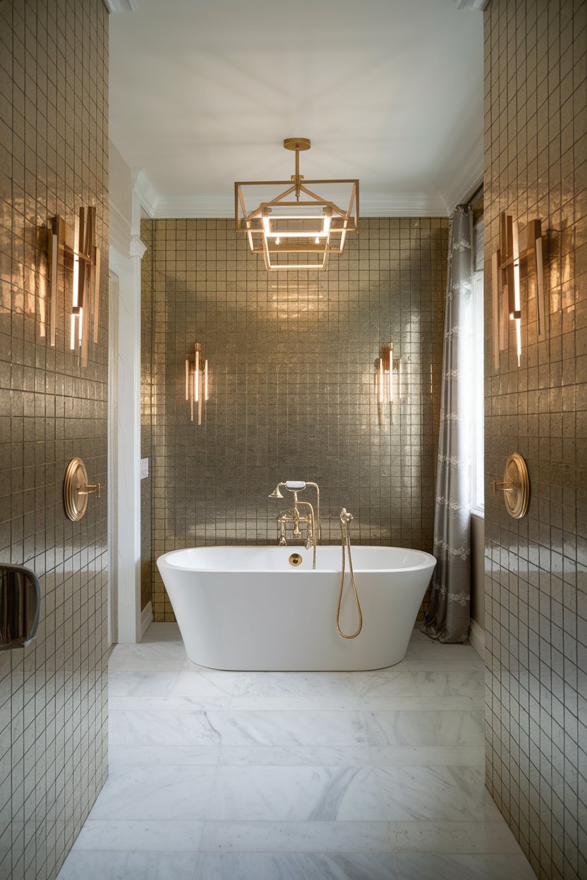 10 Bathrooms with Gold Accents to Inspire Sophisticated Style My — free download