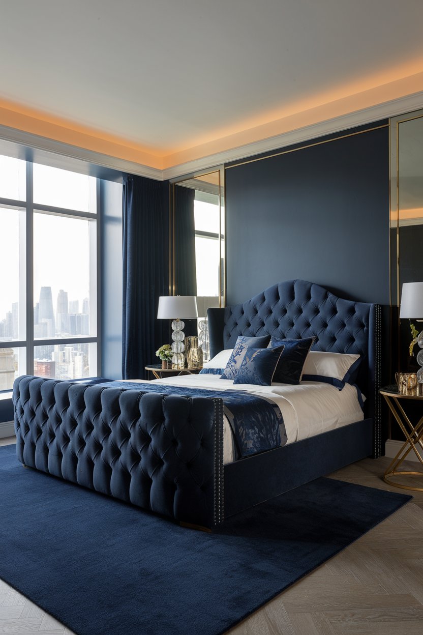 15 Navy Blue Bedroom Designs: Stylish Ways to Refresh Your Room - My ...