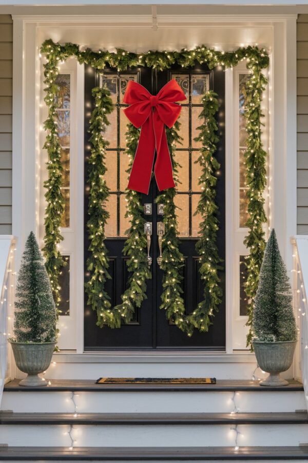 15 Front Door Christmas Decor Ideas to Create a Festive Welcome - My ...