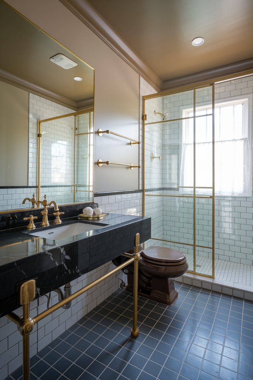 10 Bathrooms with Gold Accents to Inspire Sophisticated Style - My ...