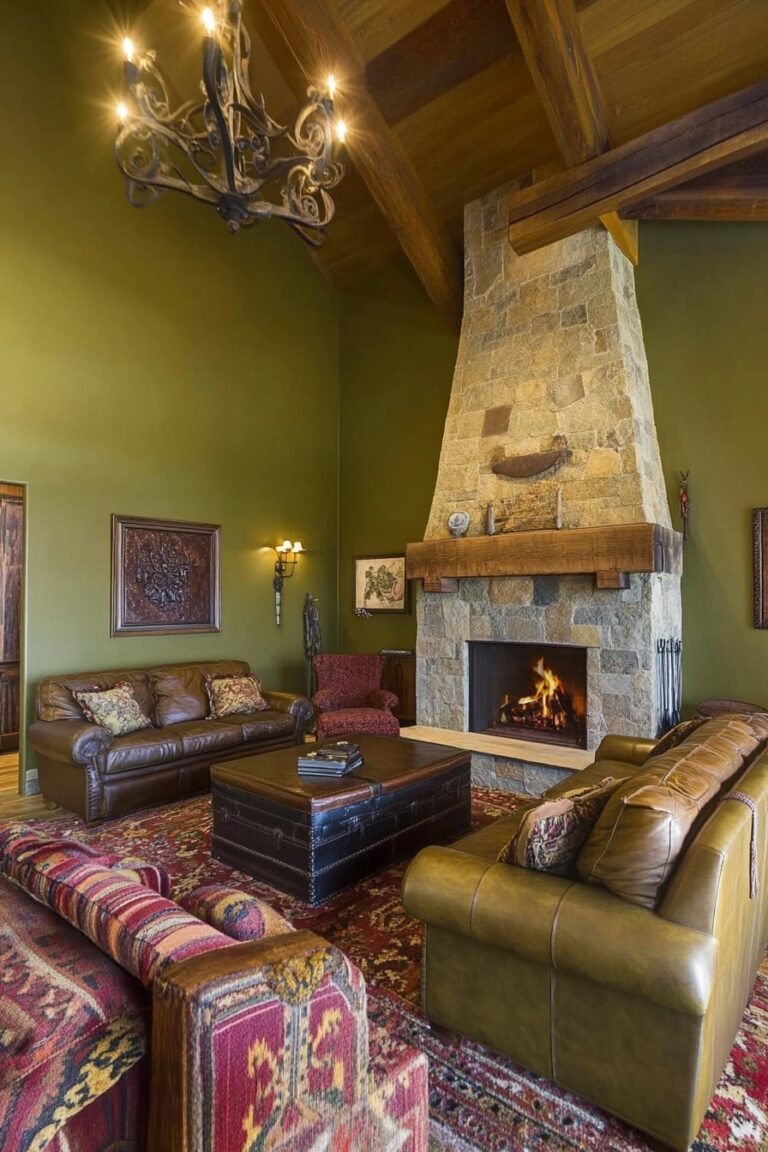 Picture of 15 Living Room Plant Wall Shelf Ideas for Green Styling