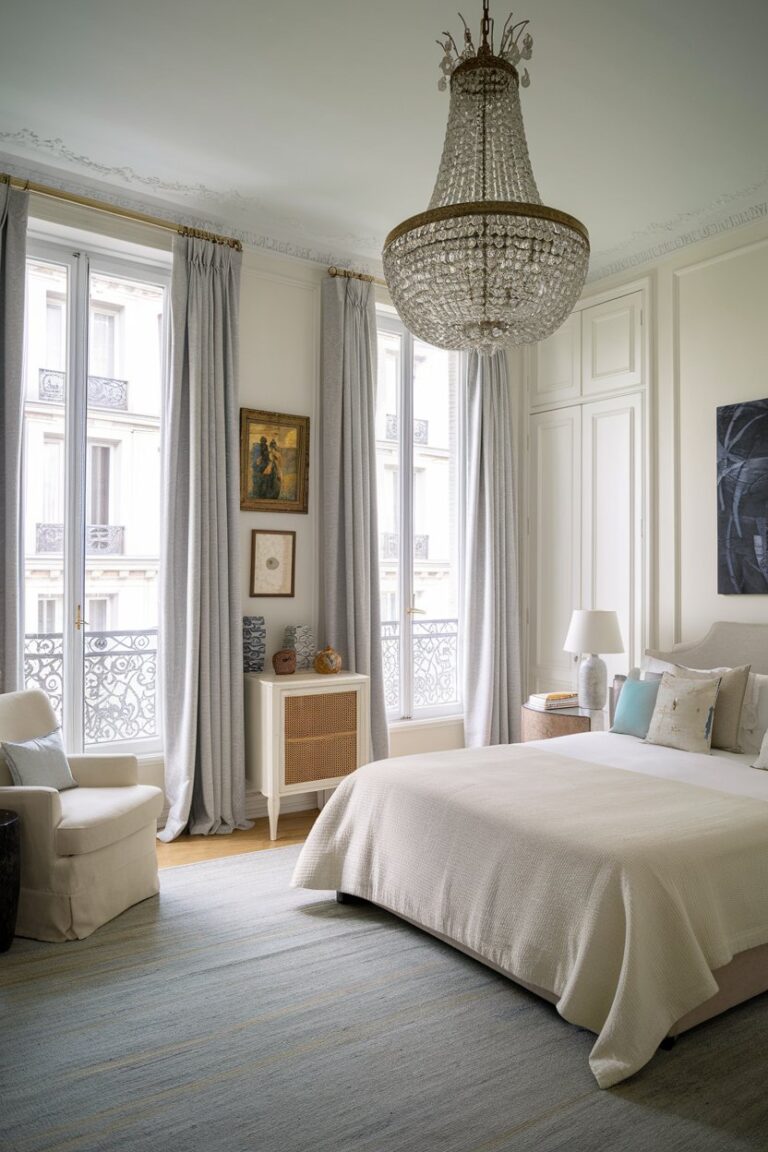 18 Parisian Bedroom Ideas That Blend Classic Style with Modern Comfort ...
