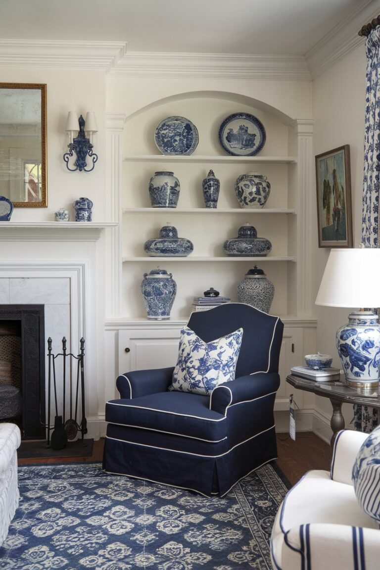 16 Blue and White Living Room Ideas for a Timeless and Stylish Space ...