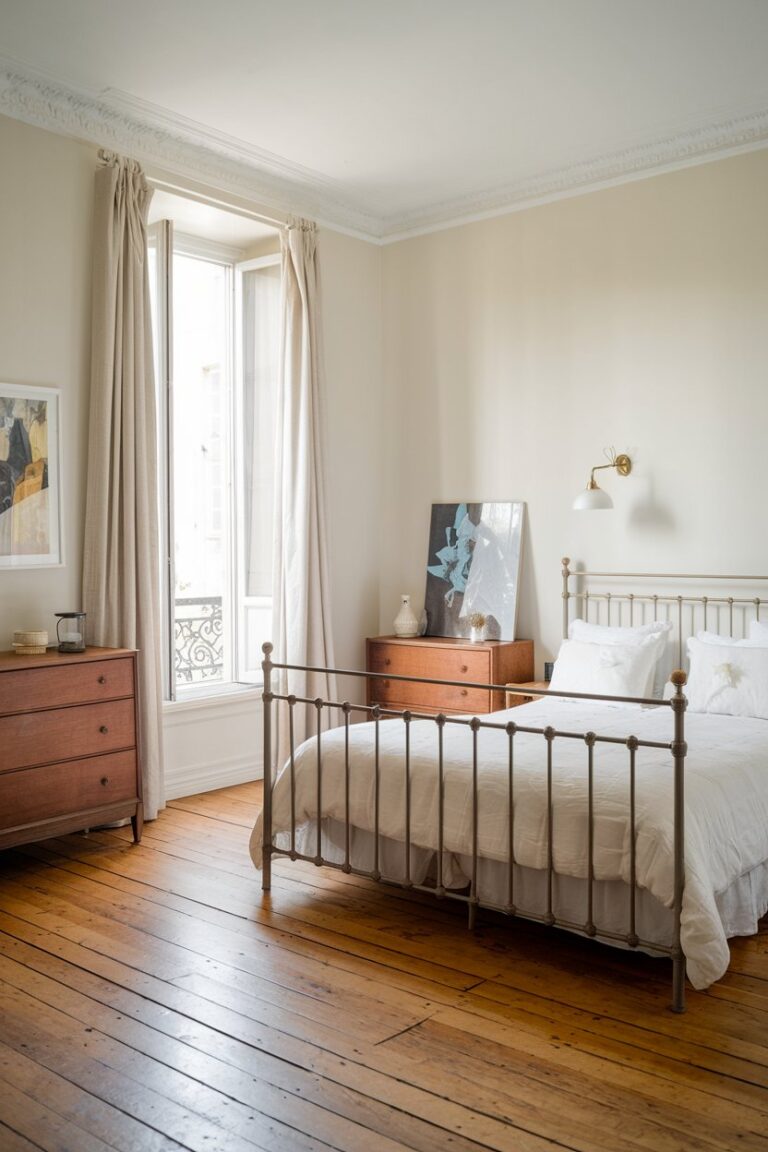 18 Parisian Bedroom Ideas That Blend Classic Style with Modern Comfort ...