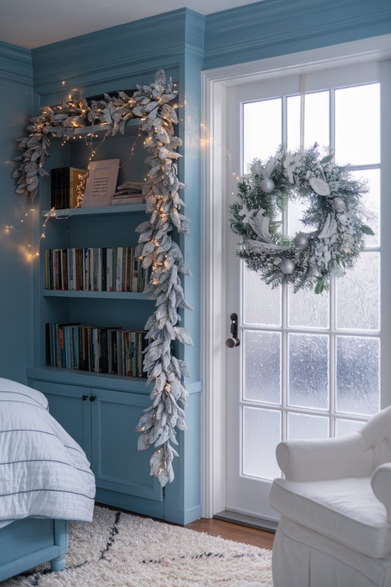 14 Christmas Decor Ideas for a Blue Bedroom: Create a Cozy and Elegant ...