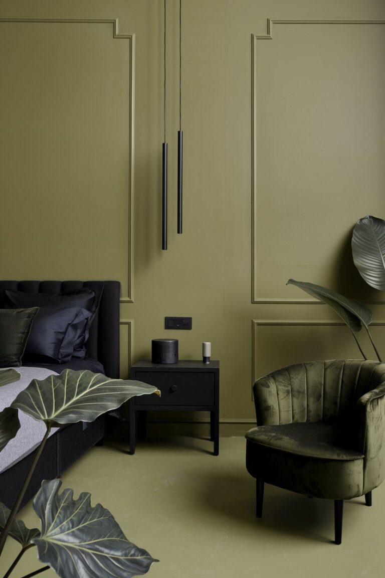 14 Green and Black Bedroom Ideas for a Bold and Elegant Look - My Decor ...