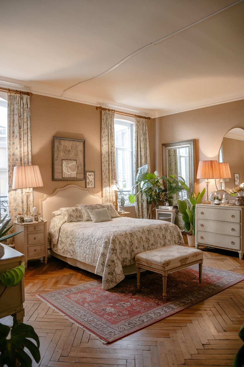 18 Parisian Bedroom Ideas That Blend Classic Style with Modern Comfort ...