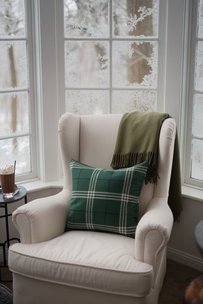 15 Green and White Winter Home Decor Ideas to Create a Cozy Retreat ...