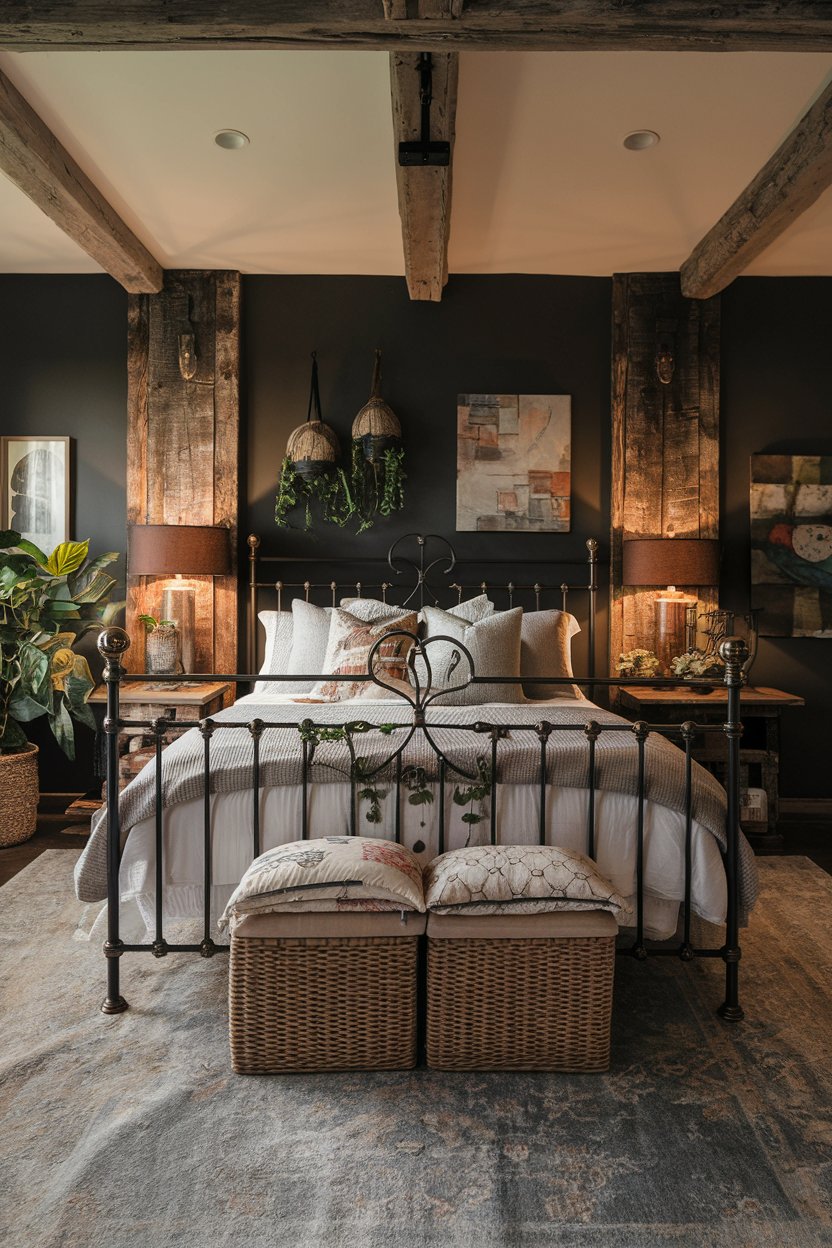12 Black Bedframe Bedroom Ideas for a Stylish and Timeless Look - My ...