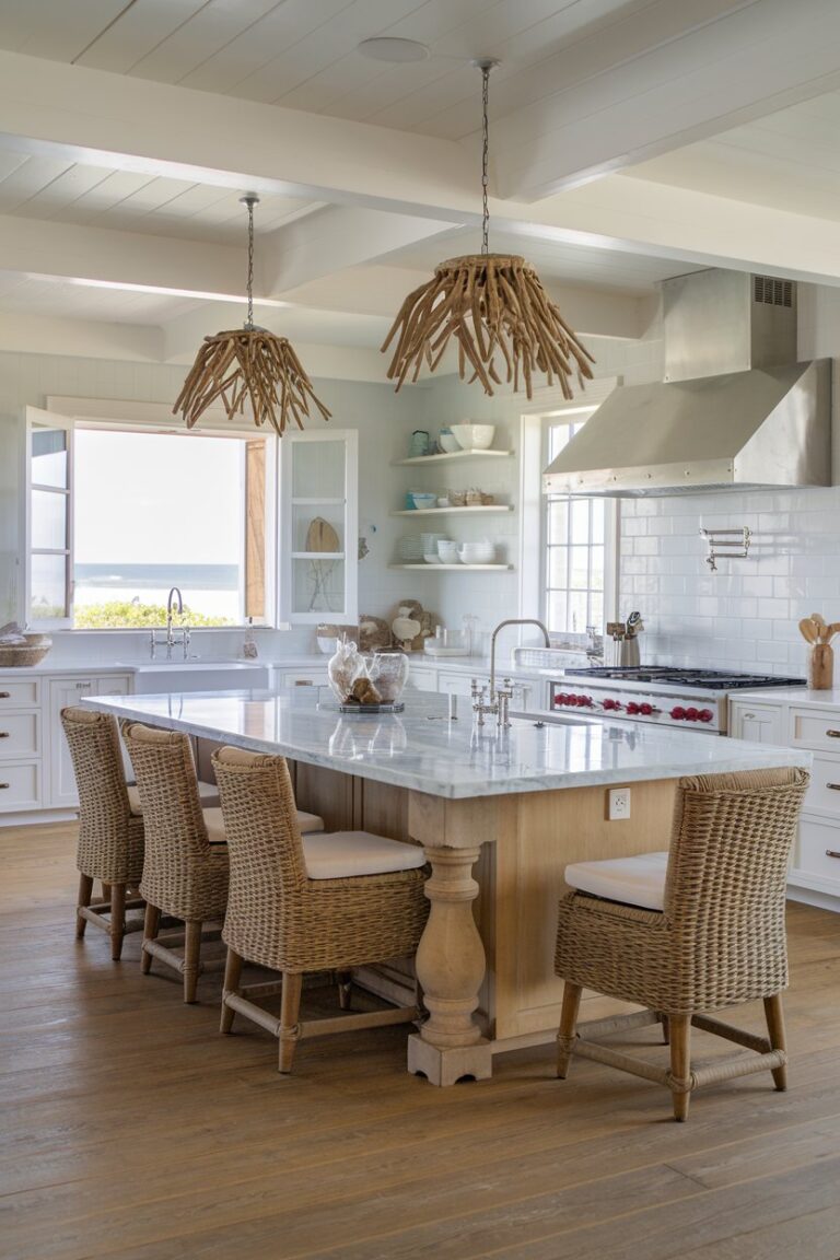 16 Coastal Farmhouse Kitchens Perfect for Relaxed, Stylish Living - My ...