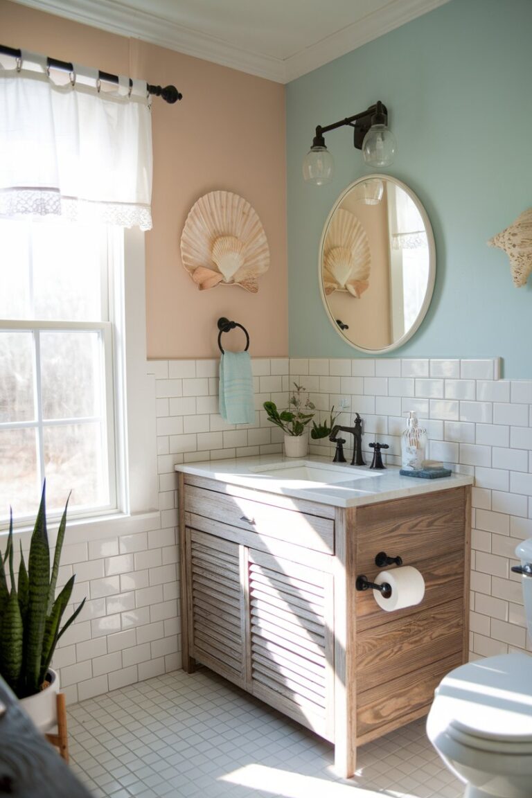 13 Coastal Farmhouse Bathroom Ideas to Inspire a Relaxing Retreat My