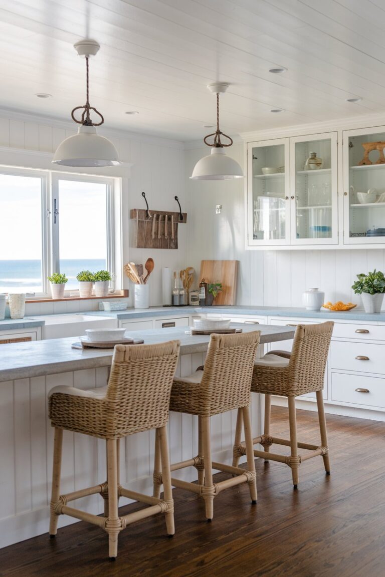 16 Coastal Farmhouse Kitchens Perfect for Relaxed, Stylish Living - My ...