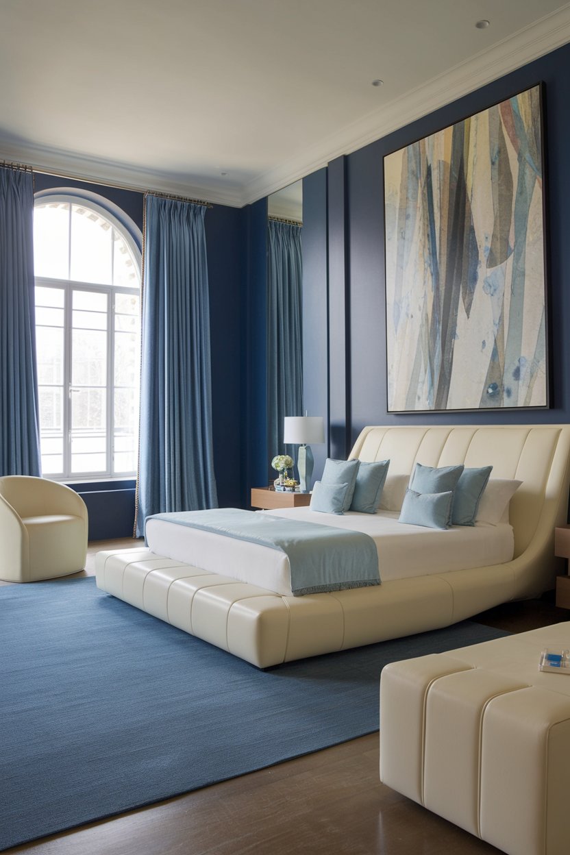 Creme Blue Raspberry Room 15 Blue and Cream Bedroom Ideas for a Calm and Stylish Retreat - My ...