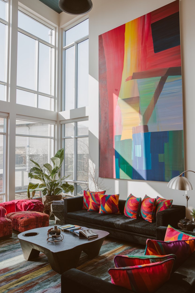 16 Black Couch Living Room Interiors That Define Modern Style - My ...
