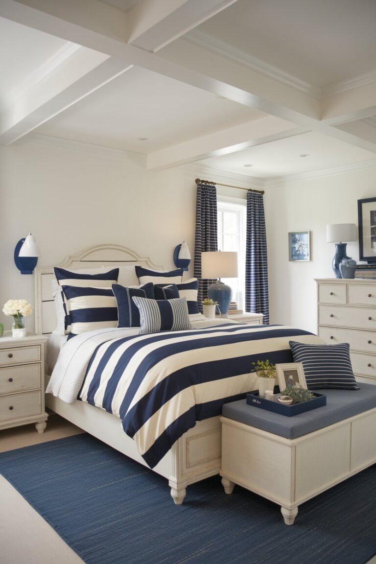 15 Blue and Cream Bedroom Ideas for a Calm and Stylish Retreat - My ...