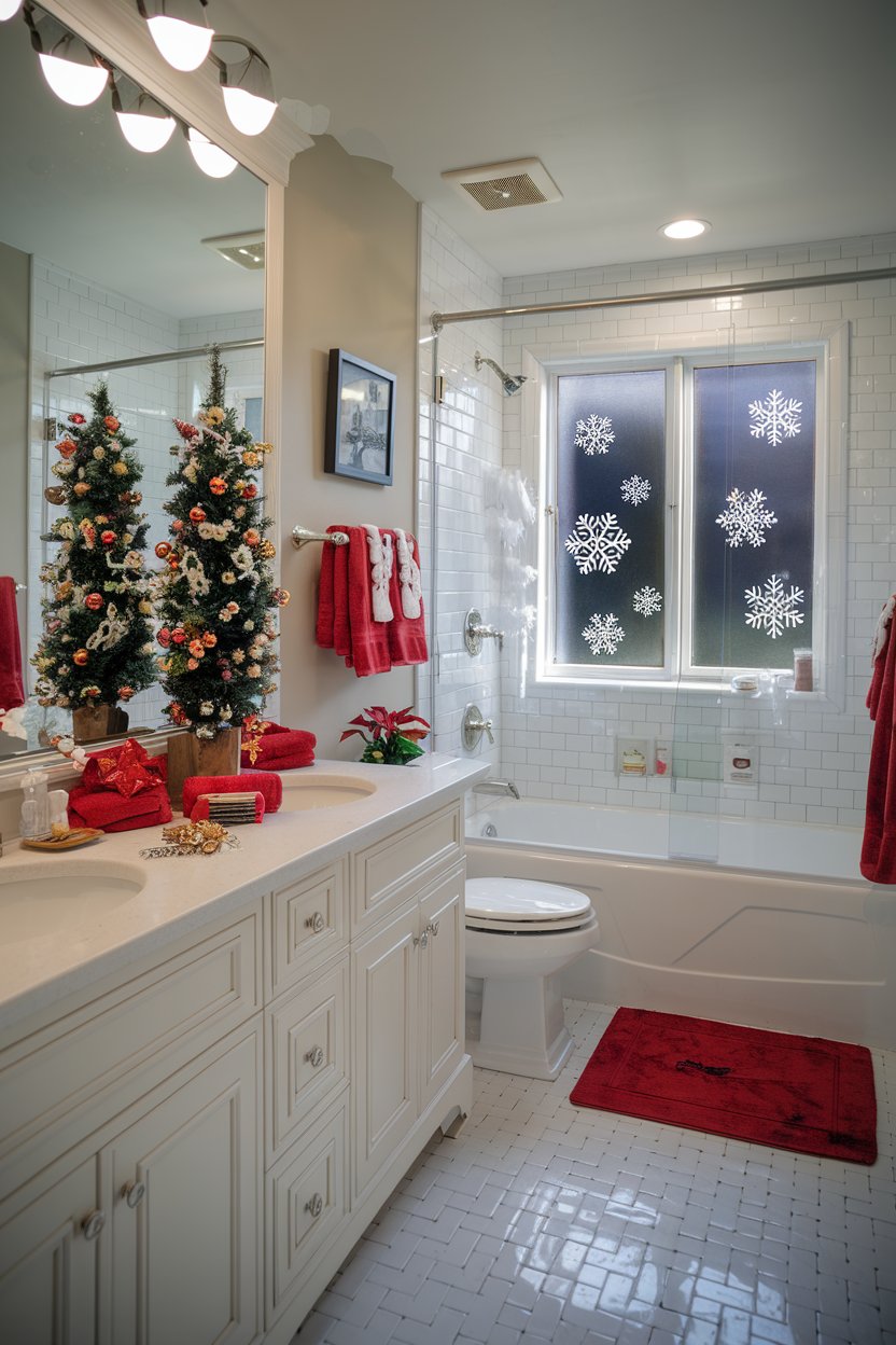 15 Christmas Decor for Bathroom Ideas to Brighten Your Holiday Season ...