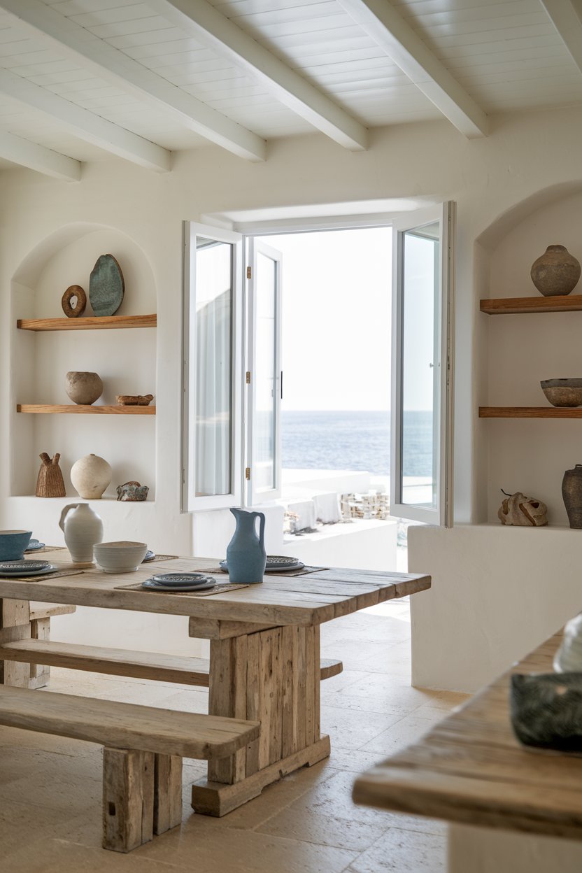 Coastal Beach Dining Room Decor photo