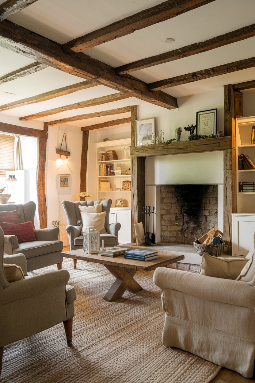 14 English Cottage Living Room Ideas to Bring Country Charm Indoors - My Decor Inspo