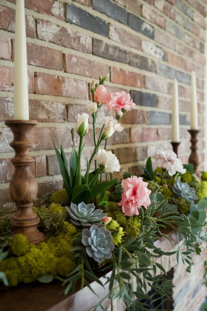 16 Spring Fireplace Mantel Decor Styles to Brighten Your Home - My ...
