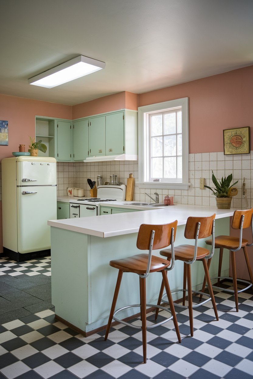 Picture of 14 Mid Century Modern Kitchen Decor Ideas for a Timeless Look - My ...