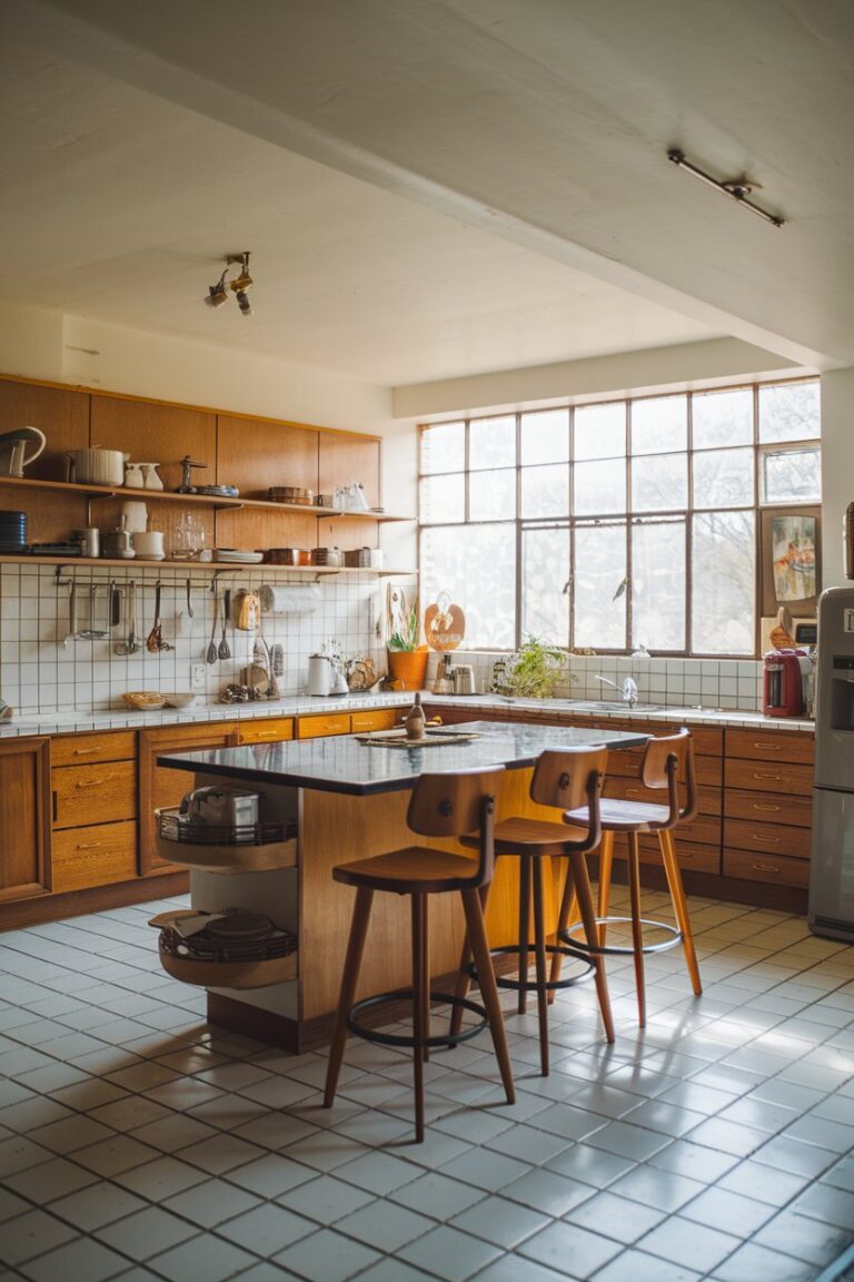 Image showcasing 14 Mid Century Modern Kitchen Decor Ideas for a Timeless Look - My ...