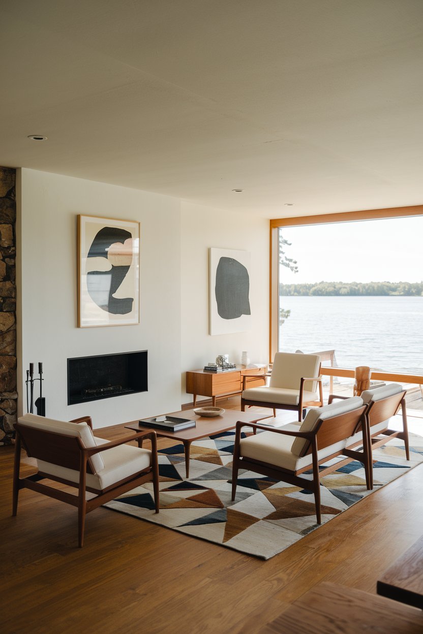 16 Lake House Living Room Decor Ideas for a Relaxing and Timeless Space ...