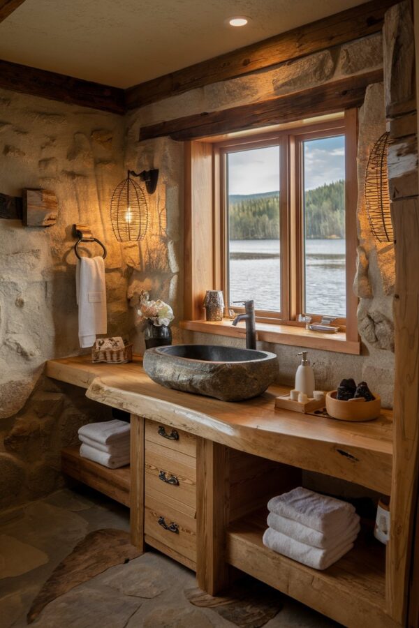 15 Lake House Bathroom Decor Ideas to Create a Relaxing Retreat - My ...