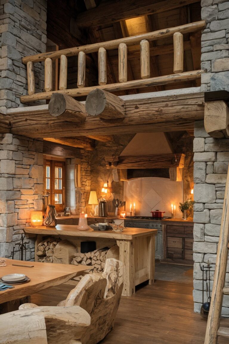 View of 16 Cabin Kitchen Decor Ideas: Rustic, Modern, and Timeless Designs - My ...