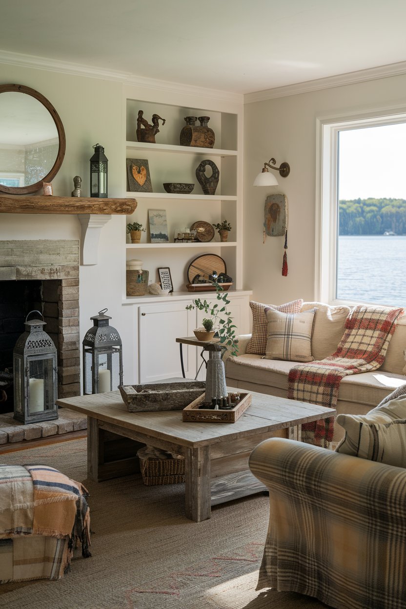 16 Lake House Living Room Decor Ideas for a Relaxing and Timeless Space ...